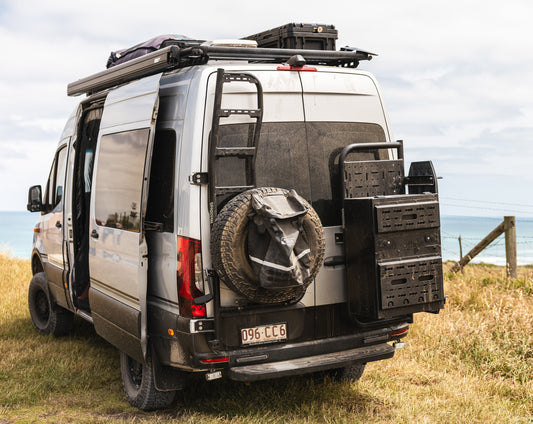 Adventure Ladder + Wheel Carrier - Mercedes Sprinter - 907 - VS30 (2019-Present)