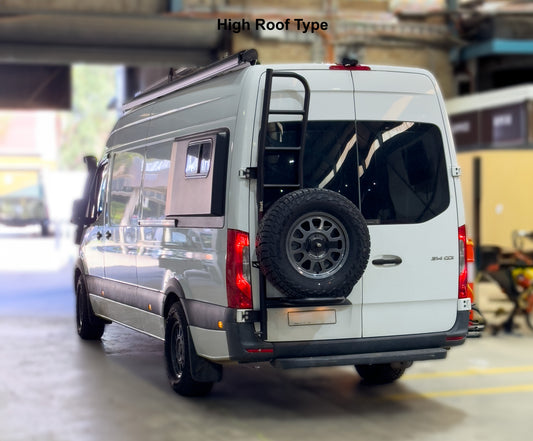 Ladder + Wheel Carrier - Mercedes Sprinter - 906 - NCV3 (2006-2018)