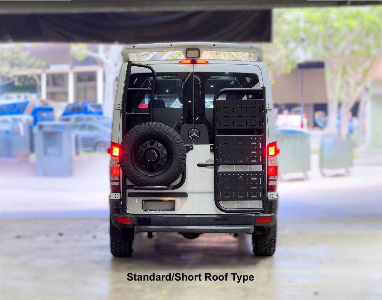 Ladder + Wheel Carrier - Mercedes Sprinter - 906 - NCV3 (2006-2018)