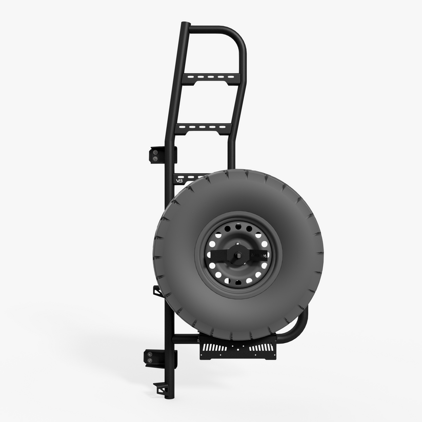 Adventure Ladder + Wheel Carrier - Volkswagen Crafter (2018+) – Weldbeat