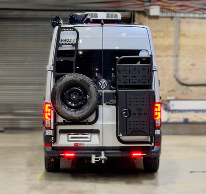 Adventure Ladder + Wheel Carrier - Volkswagen Crafter (2018 - present)