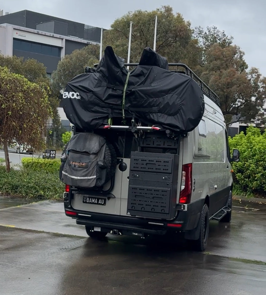 Steel Poles - Cargo carrier attachment