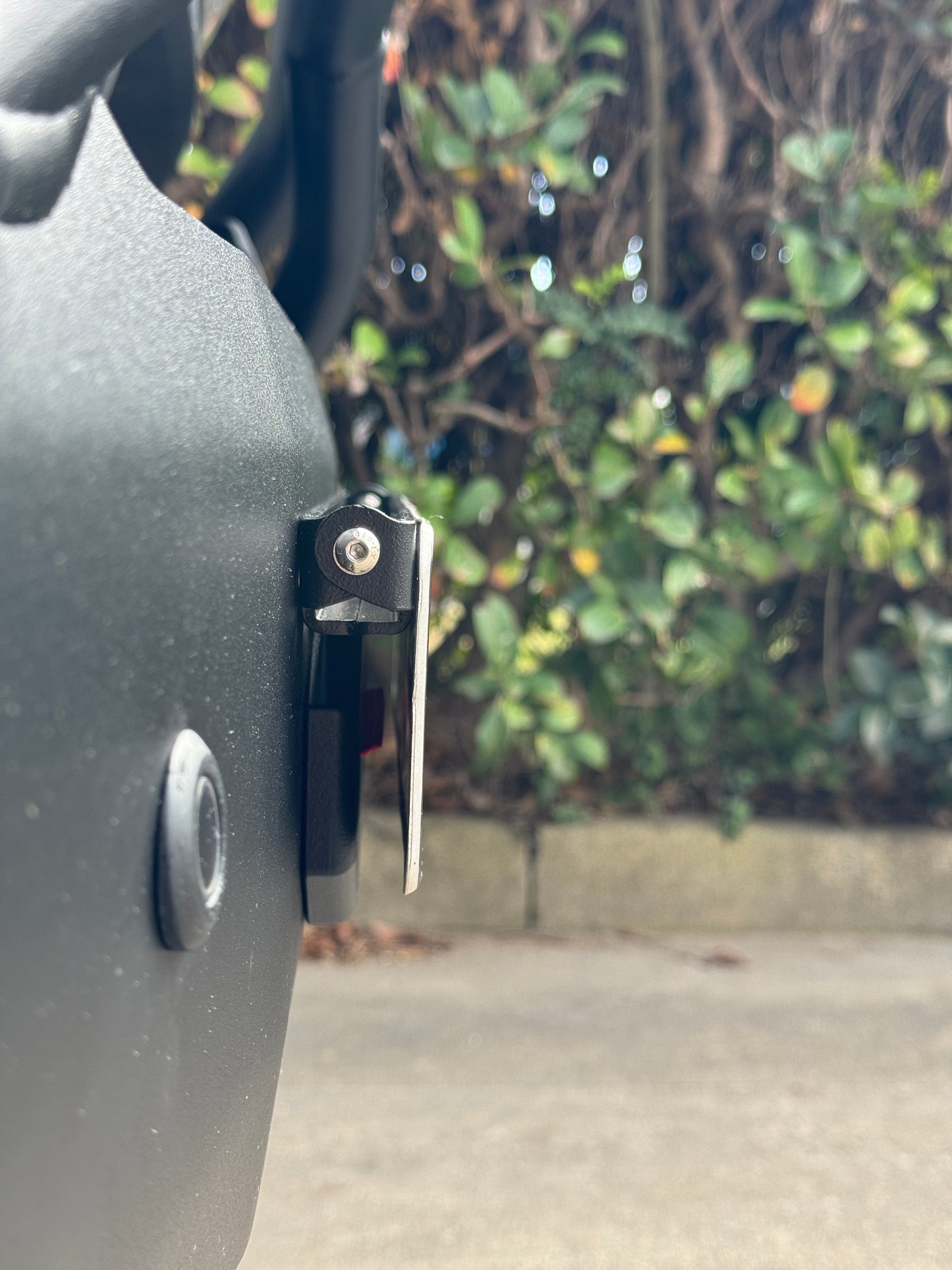 Flip-Up Number Plate Mounting Bracket