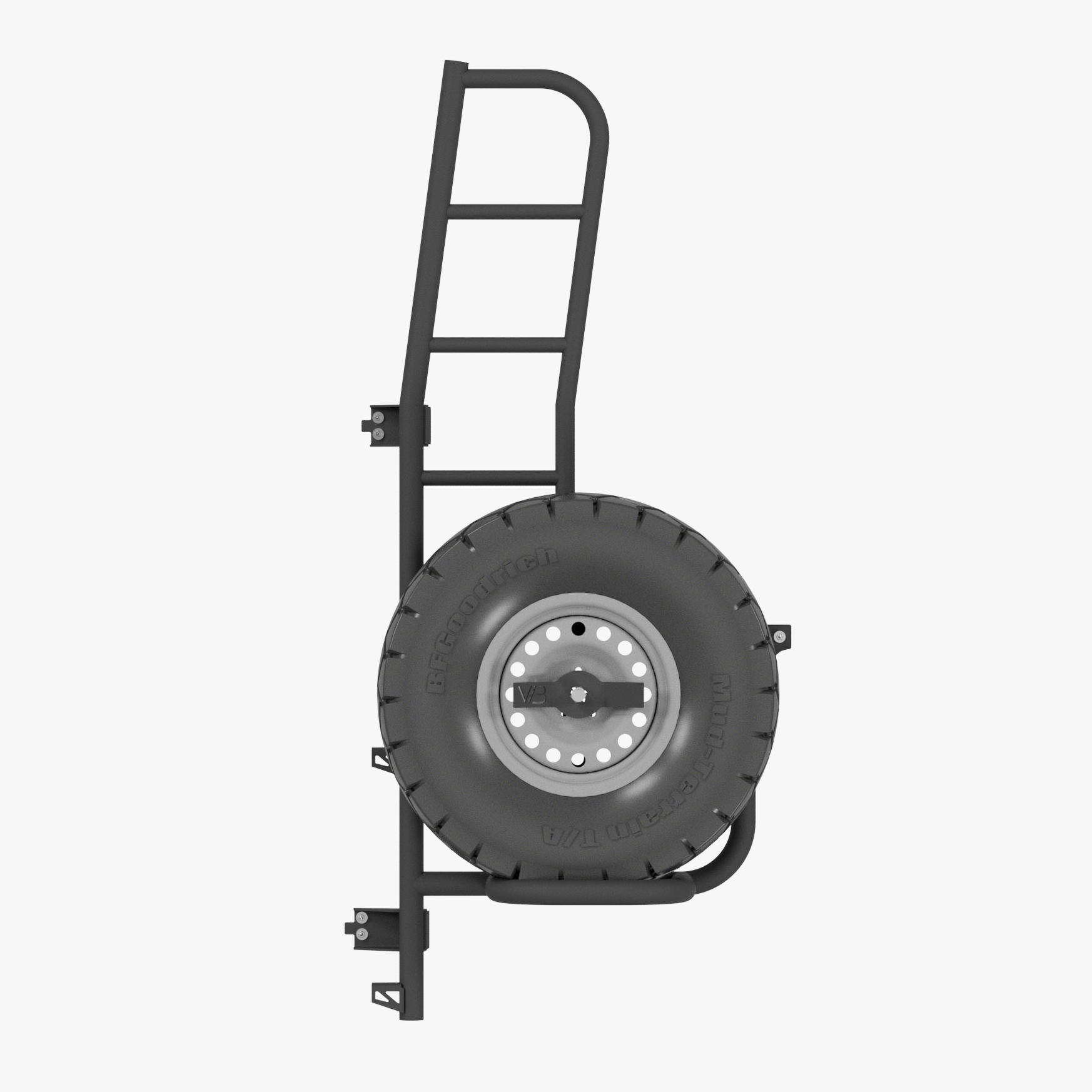 Sprinter With Rear Wheel Off Weldbeat: Premium Van Gear for Off-Road Adventures